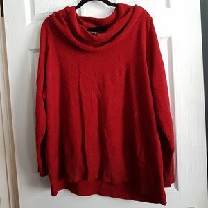 Plus Cowl Turtleneck Sweater